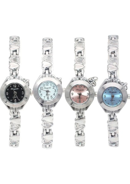 O52GOLD Retro Quartz Saat Klasik Roma Ölçekli Bayanlar Bilezik Saatler Kadınlar Yüksek Kaliteli Gümüş Kol Saati Vintage Kadın Saat (Yurt Dışından) modelleri