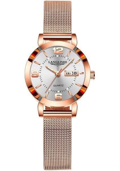 5 Kutu ile Lüks Moda Kadın Bilezik Izle Kadınlar Rahat Su Geçirmez Kuvars Bayan Elbise Saatler Sevgilisi Saat Gül Altın Relogio Feminino (Yurt Dışından)
