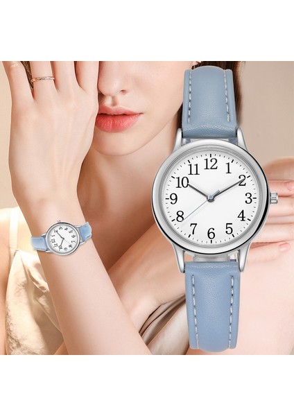 Mor 2023 Yeni Moda Kadın Saatler Basit Küçük Bayanlar Bilek Saatler Kadın Deri Kayış Bilezik Izle Kadın Relogio Feminino (Yurt Dışından) fiyatları