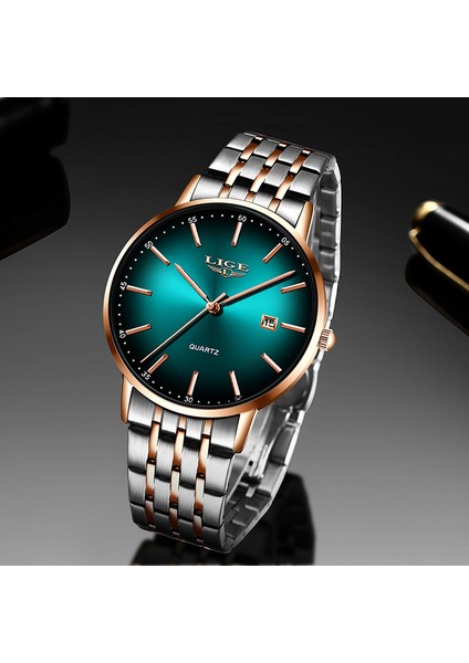 Mavi 2 Lıge Minimalist Erkek Saatleri Moda Ultra Ince Basit Iş Saati Paslanmaz Çelik Kemer Kuvars Erkek Saat Relogio Masculino (Yurt Dışından) fırsatları