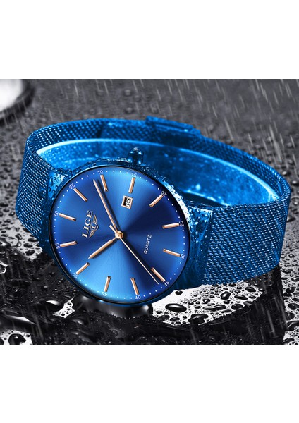 Gümüş Mavi Lıge 2022 Yeni Erkek Saatler En Lüks Marka Adam Moda Mavi Kuvars Bilek Izle Erkekler Için Spor Su Geçirmez Izle Relogio Masculino (Yurt Dışından) indirimleri