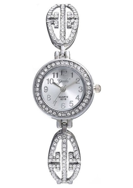 Gümüş 2021 Marka Lüks Bilezik Izle Kadın Saatler Gül Altın Kadın Saatleri Elmas Bayanlar Izle Saat Relogio Feminino Reloj Mujer (Yurt Dışından)