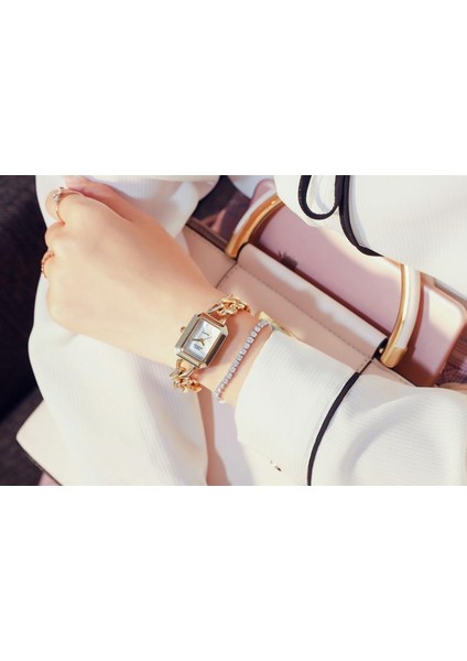 Stil 8 Moda ve Eğlence Bayanlar Hediyelik Saat Gd Paslanmaz Çelik Bilezik Saat Takı Kuvars Izle Japon Hareketi (Yurt Dışından) fırsatları