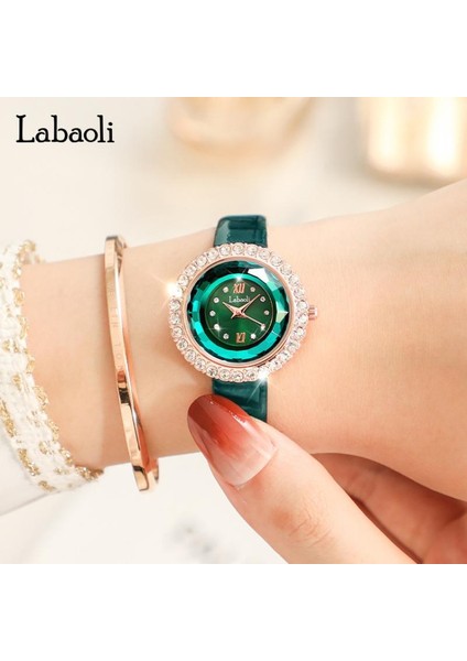 P Marka Kristal Rahat Yeni Lüks Moda Bilezik Izle Kadınlar Bayanlar Için Taklidi Kol Saati Relogio Feminino Reloj Mujer (Yurt Dışından)
