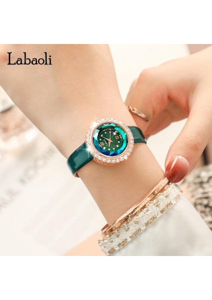 P Marka Kristal Rahat Yeni Lüks Moda Bilezik Izle Kadınlar Bayanlar Için Taklidi Kol Saati Relogio Feminino Reloj Mujer (Yurt Dışından)