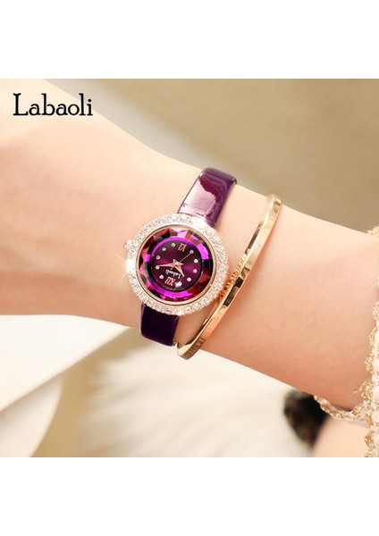P Marka Kristal Rahat Yeni Lüks Moda Bilezik Izle Kadınlar Bayanlar Için Taklidi Kol Saati Relogio Feminino Reloj Mujer (Yurt Dışından)