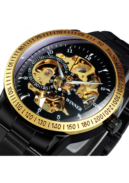 Bo Altın Beyaz 2021 Yeni Kazanan Lüks Spor Saat Otomatik Izle Saatler Askeri Erkekler Mekanik Kol Saatleri Relogio Montre Marka (Yurt Dışından) fiyatları