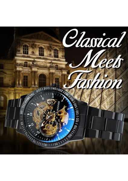 Bo Altın Beyaz 2021 Yeni Kazanan Lüks Spor Saat Otomatik Izle Saatler Askeri Erkekler Mekanik Kol Saatleri Relogio Montre Marka (Yurt Dışından) modelleri