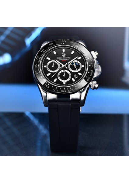 Gül Altın Lıge Erkekler Saatler Top Marka Lüks Panda Izle Spor Chronograph Moda Erkek Kuvars Kol Saati 30 M Su Geçirmez Aydınlık Tarih Saat (Yurt Dışından) indirimleri