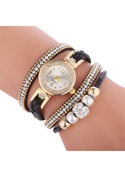 D Relogio Bilezik Saatler Kadın Wrap Etrafında Moda Bilezik Moda Elbise Bayanlar Kadının Kol Saati Relojes Mujer Saat Hediye Için (Yurt Dışından) fiyatları