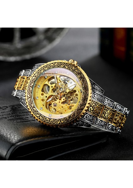 Bo Gümüş Beyaz Kazanan Gümüş Izle Erkekler Lüks Saatler Erkek 2020 Otomatik Kol Saati Çelik Kayış Kraliyet Gravür Saatler Часы Мужские (Yurt Dışından) fırsatları