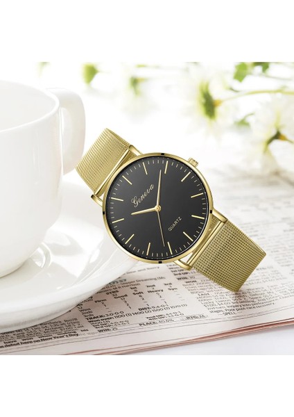 Siyah Moda Rahat Bayan Klasik Kuvars Paslanmaz Çelik 2019 Kol Saati Bilezik Saatler Elbise Saat Bayan Saat Reloj Mujer *y (Yurt Dışından) fırsatları