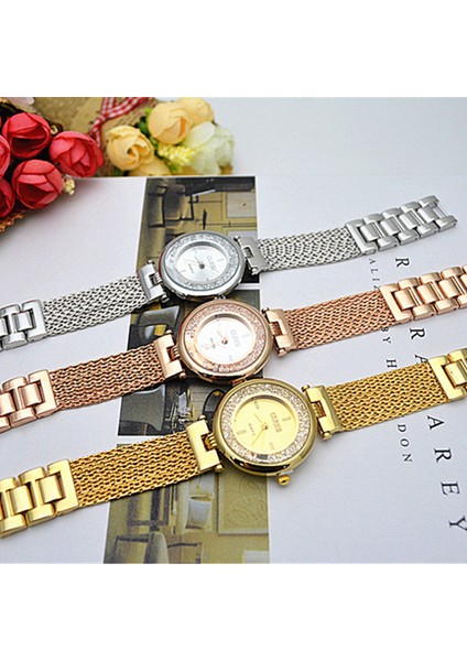 Altın Cussı Üst Marka Lüks Altın Bilek Saatler Elmas Taklidi Bilezik Izle Kadın Saatler Moda Kadın Saatler Saat Relojes (Yurt Dışından)