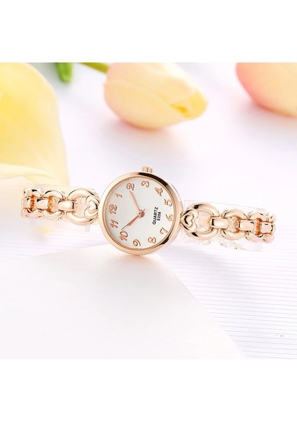 Bir Kadın Bilezik Izle Mujer Altın Relojes Küçük Kadran Kuvars Eğlence Izle Popüler Kol Saati Saat Kadın Bayanlar Zarif Saatler (Yurt Dışından) fırsatları