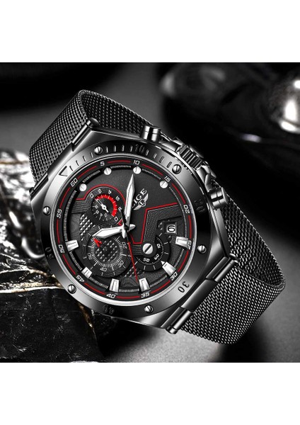 9929 Beyaz Lıge Adam Örgü Izle Moda Su Geçirmez Saatler Erkekler Spor Chronograph Aydınlık Tarih Saati ile Üst Marka Lüks Kuvars Kol Saati (Yurt Dışından) indirimleri