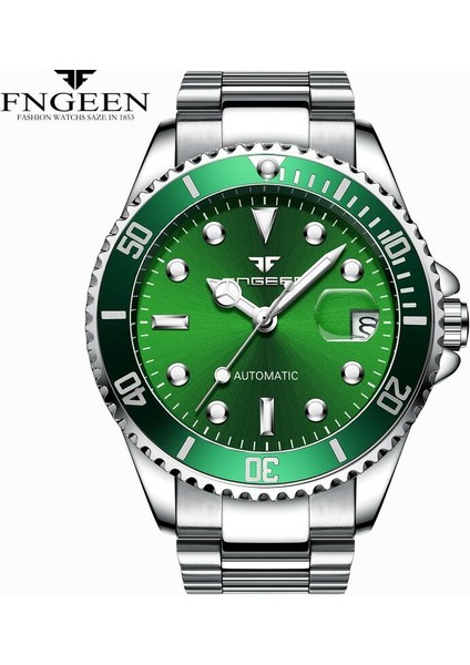 Çelik Siyah Kanvas Ordu Yeşil Erkekler Otomatik Saatler Mekanik Askeri Spor Saat Moda Naylon Bant Adam Kol Saati Marka Erkek Relogio (Yurt Dışından) fırsatları