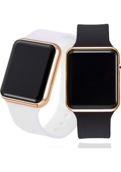 Siyah Altın Erkek Spor LED Dijital Saat Erkek Kadın Silikon Elektronik Kol Saati Askeri Saat Relogio Dijital Masculino Montre Homme (Yurt Dışından) fiyatları