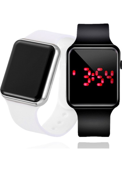 Siyah Altın Erkek Spor LED Dijital Saat Erkek Kadın Silikon Elektronik Kol Saati Askeri Saat Relogio Dijital Masculino Montre Homme (Yurt Dışından) indirimleri