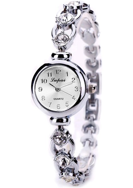 A-Sl Izle Gül Altın Gümüş Moda Kızlar Quartz Saat Lüks Kadın Saatler Bilezik Izle Bayanlar Kristal Kol Saati 2022 Relogio Feminino (Yurt Dışından)