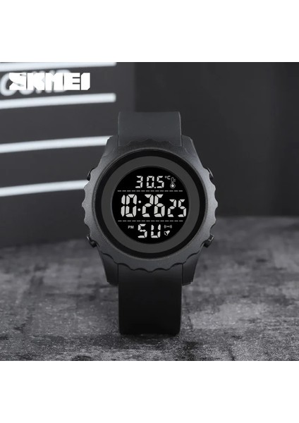Yeşil Beyaz Üst Erkekler Izle Vücut Sıcaklığı Elektronik Saatler Moda Dijital Spor Kol Saati Adam Orijinal Askeri Skmeı Saat Saat (Yurt Dışından)