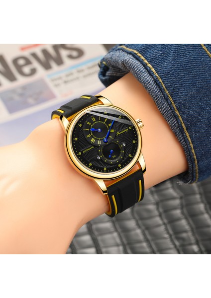 Kırmızı 2021 Yeni Forsınıng Erkekler Mekanik Spor Saat Kauçuk Kayış Kendinden Sarmalı Saat FSG8203 (Yurt Dışından) fırsatları