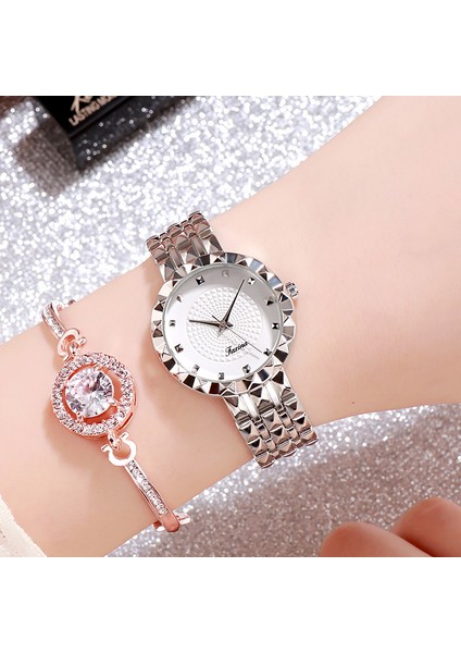 Gümüş Siyah Saatler Kadın Moda Lüks Paslanmaz Çelik Bayanlar Bilezik Izle Kuvars Elbise Kol Saati Feminino Reloj Mujer Bilek Hediye Için (Yurt Dışından) indirimleri