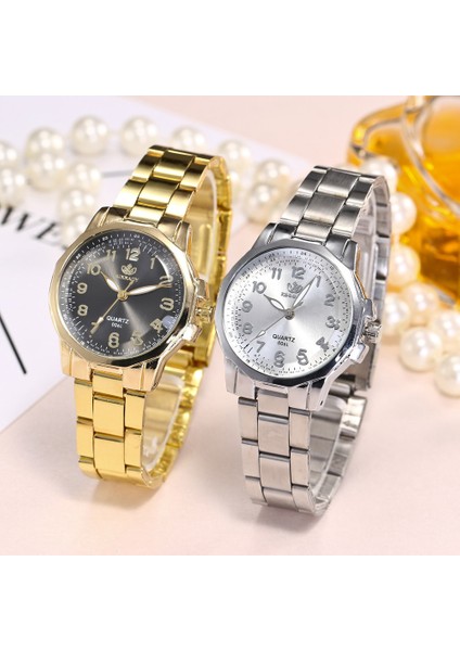 E Kadın Altın Izle Moda Kadın Saatler Bayanlar Yaratıcı Çelik Kadın Bilezik Saatler Kadın Saat Relogio Feminino Montre Femme (Yurt Dışından) fiyatları