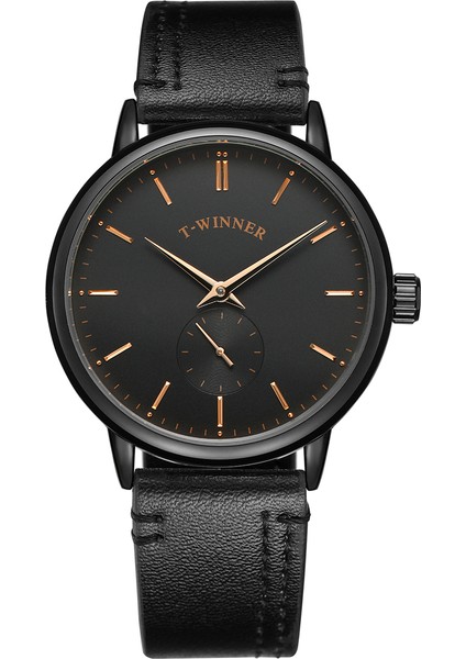 Stil 4 Yeni Kazanan Izle Ultra Ince Iş Saatleri Erkekler Lüks Mekanik Bilek Kol Saati Elbise Siyah Deri Erkek Saat Hediye (Yurt Dışından) modelleri