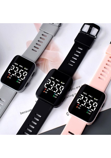 Lacivert Izle Erkekler Su Geçirmez Spor Çocuk Saatler LED Dijital Kol Saati Öğrenci Kız Erkek Kol Saati Elektronik Saat Kız Izle (Yurt Dışından) fiyatları