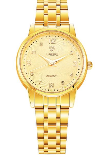 Adam Için Altın Lıebıg Lüks Altın Kuvars Kol Saati Kadınlar Için Moda Paslanmaz Çelik Bilezik Saatler Kadın Bayanlar Saat Relogio Feminino (Yurt Dışından) fiyatları