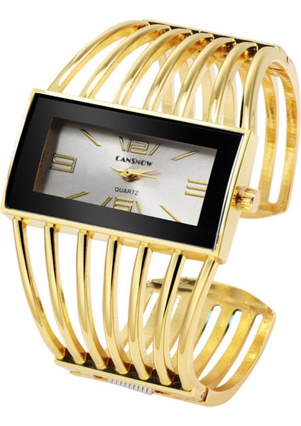 Lüks Kadın Kare Dijital Arama Alaşım Kayış Bayanlar Kuvars Kol Saati Moda Elbise Bilezik Izle Saat Montre Femme Hediye XB40 (Yurt Dışından)