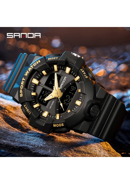 Siyah Altın Sanda Dijital Saat Erkekler Için Hor Satış Dijital Saat Çok Yönlü Su Geçirmez Unisex Elektronik Kol Saati Giftx Relogio Digital (Yurt Dışından) fırsatları