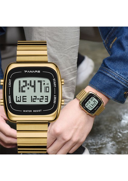 Metal Kayış Gümüş 2 Synoke Erkek Izle Su Geçirmez Metal Kayış Dijital Saat Elektronik Saat Erkekler Için Darbeye Dayanıklı Spor Saatleri Relogio Masculino (Yurt Dışından) fırsatları