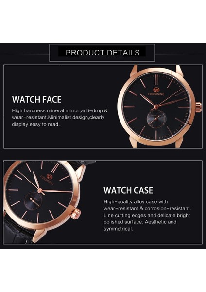 Gül Beyaz Saatler Erkek 2021 Otomatik Iş Klasik Saat Erkekler Lüks Marka Deri Kayış Mekanik Saat Yeni Sevgilisi Hediye Montre Homme (Yurt Dışından) fırsatları