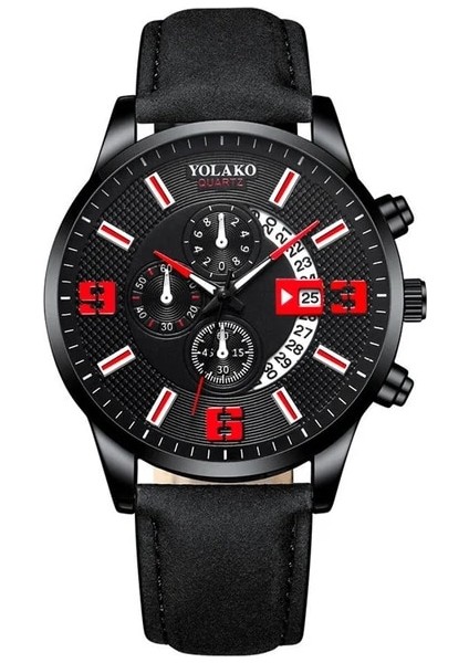 Gösterildiği Gibi 2 Reloj Hombre Erkek Moda Iş Saatleri Erkekler Iş Rahat Paslanmaz Çelik Kuvars Izle Adam Takvim Saat Relogio Masculino (Yurt Dışından)