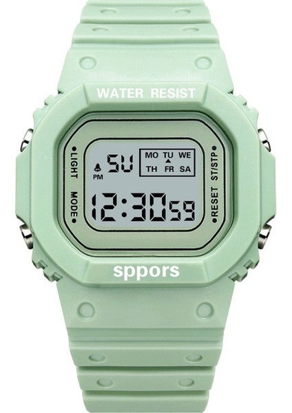 03 Siyah Lüks LED Su Geçirmez Bilek Kadın Izle Analog Dijital Askeri Spor Otomatik Aydınlık Saat Erkekler Su Geçirmez Mekanik (Yurt Dışından)