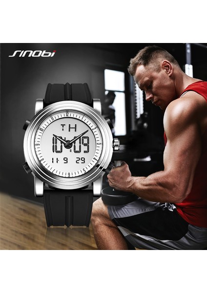 11S9368G15 Sınobı Spor Erkek Kuvars Dijital Bilek Saatler Erkek Stok Izle Tarihi Su Geçirmez Kronograf Koşu Erkek Saatleri Montres Femmes (Yurt Dışından) modelleri