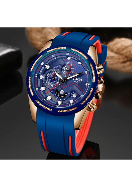 Tüm Siyah Lıge Üst Marka Lüks Erkek Saatler Rahat Spor Kuvars Izle Erkekler Için Iş Moda Su Geçirmez Kol Saati Relogio Masculino + Kutu (Yurt Dışından)