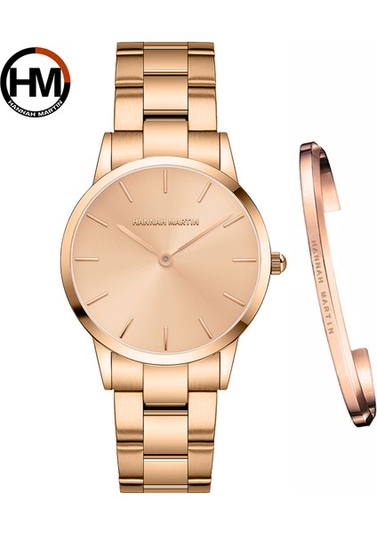 1223FB-SZA 2021 Üst Marka Tasarım Kadın Bilezik Saat Setleri Moda Gül Altın Su Geçirmez Japonya Hareketi Kuvars Izle Paslanmaz Çelik Bant (Yurt Dışından) fiyatları