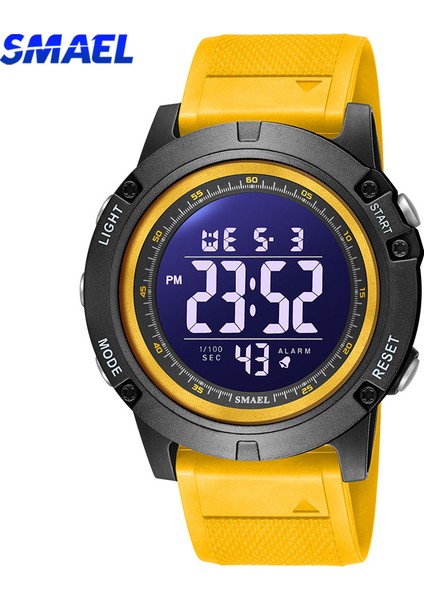 Armygreen Smael Erkek Saatler Lüks Marka Askeri Dijital Spor Saat Moda Su Geçirmez LED Işık Bilek Izle Erkekler Için 1902 Kronometre (Yurt Dışından) fiyatları