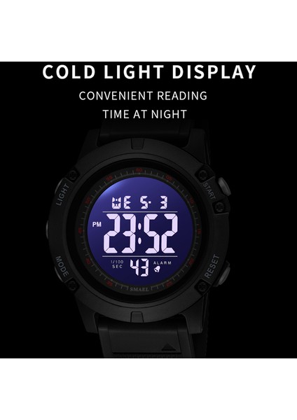 Armygreen Smael Erkek Saatler Lüks Marka Askeri Dijital Spor Saat Moda Su Geçirmez LED Işık Bilek Izle Erkekler Için 1902 Kronometre (Yurt Dışından) fırsatları
