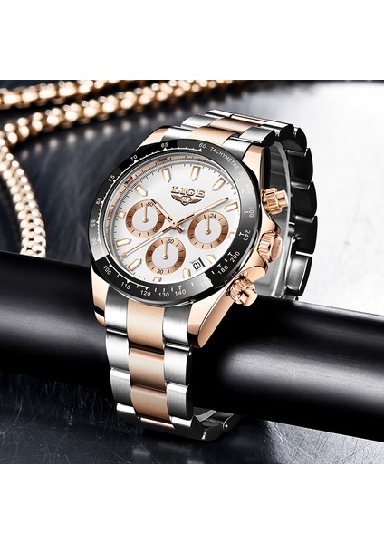 Lıge 2022 Üst Marka Lüks Erkek Saatler Moda Iş Izle Erkekler Spor Su Geçirmez Kronograf Kuvars Bilek Izle Erkekler + Kutusu (Yurt Dışından) modelleri