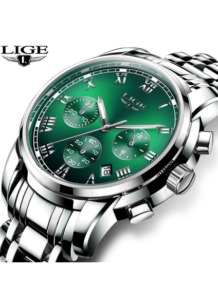 Gümüş Yeşil S 2022 Izle Erkek Lıge Üst Marka Lüks Erkek Saatler Su Geçirmez Tarih Saat Erkek Spor Kuvars Kol Saati Relogio Masculino Kutusu ile (Yurt Dışından) fiyatları