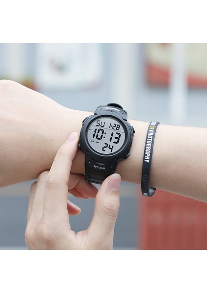 Armygreen Skmeı Üst Erkek Saat Moda Büyük Kadran Spor Saatler 50 M Su Geçirmez Çalar Saat Dijital Erkek Kol Saati Relogio Masculino (Yurt Dışından)