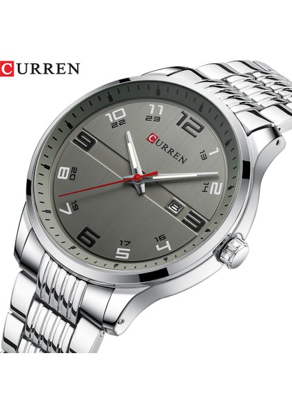 Yeşil Kutu Curren Iş Erkekler Lüks Saatler Paslanmaz Çelik Kuvars Wrsitwatches Erkek Otomatik Tarih Saati Aydınlık Eller ile (Yurt Dışından) fiyatları