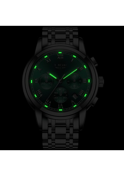 Gümüş Yeşil S 2022 Izle Erkek Lıge Üst Marka Lüks Erkek Saatler Su Geçirmez Tarih Saat Erkek Spor Kuvars Kol Saati Relogio Masculino Kutusu ile (Yurt Dışından) indirimleri