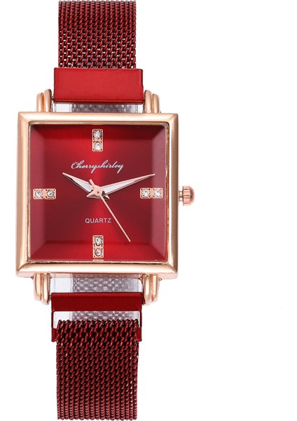 Kırmızı 2020 Lüks Kadın Saatler Şık Elmas Altın Kayış Bayanlar Kol Saati Manyetik Bilezik Izle Kadın Saat Relogio Feminino (Yurt Dışından) indirimleri