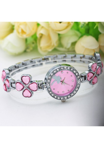 Altın Basit Trendy Kadın Saatler Moda Yonca Kadranlı Saat Tatlı Bilezik Izle Rahat Bayanlar Kuvars Kol Saati Relógio Feminino (Yurt Dışından) modelleri