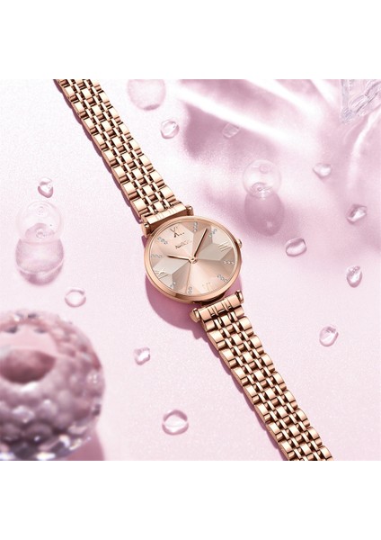 Yeşil Nıbosı Gül Altın Izle Kadın Saatler Bayanlar Paslanmaz Çelik Kadın Bilezik Saatler Kadın Saat Relogio Feminino Montre Femme (Yurt Dışından) indirimleri