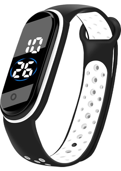 Grwt Moda Bilezik Izle Erkekler Kadınlar Için Içi Boş Kayış Su Geçirmez Spor Elektronik Kol Saati LED Dijital Kadın Saat Sevgilisi Için Hediye (Yurt Dışından)